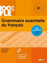 خرید کتاب زبان فرانسه Grammaire essentielle du français niv. B1 + CD 100% FLE سیاه سفید