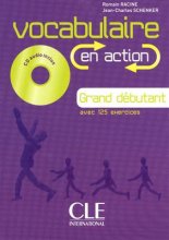 خرید کتاب زبان فرانسه Vocabulaire en action – grand debutant + CD سیاه سفید