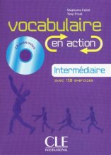 خرید کتاب زبان فرانسه Vocabulaire en action – intermediaire + CD