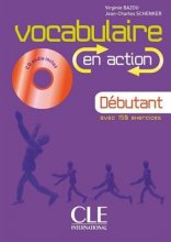 خرید کتاب زبان فرانسه Vocabulaire en action – debutant + CD