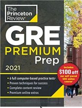 خرید Princeton Review GRE Premium Prep, 2021