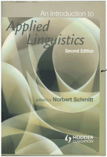 خرید کتاب زبان An Introduction to Applied Linguistics اشميت