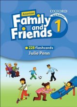 خرید فلش کارت امریکن فمیلی اند فرندز Flashcards American Family and Friends 1 Second Edition