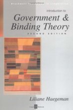 خرید کتاب زبان Government and Binding Theory Second Edition
