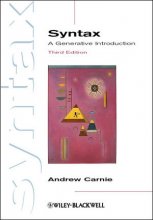 خرید کتاب زبان Syntax A Generative Introduction Third Edition