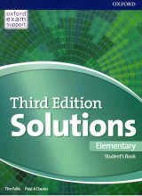خرید کتاب سولوشن المنتری ویرایش سوم Solutions 3rd Elementary SB+WB+DVD
