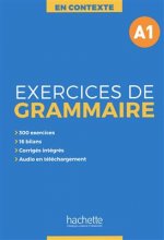 خرید کتاب زبان فرانسه En Contexte – Exercices de grammaire A1 + CD + corrigés سیاه سفید
