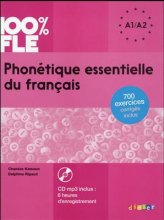 خرید کتاب زبان فرانسه Phonetique essentielle du français niv. A1 A2 + CD 100% FLE سیاه سفید