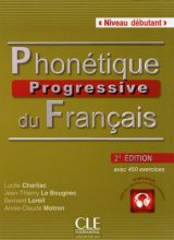 خرید کتاب زبان فرانسه Phonetique progressive du français – debutant + CD – 2eme edition سیاه سفید