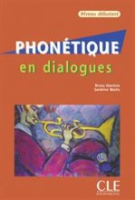 خرید کتاب زبان فرانسه Phonetique en dialogues – debutant + CD رنگی