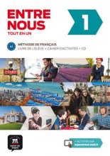 خرید کتاب فرانسه آدخ نو Entre nous 1 A1 : Livre de l'élève + cahier d'activités 2CD audio