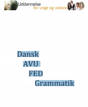 خرید کتاب دستور زبان دانمارکی Dansk AVU  FED  Grammatik