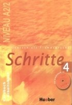 خرید کتاب شریته آلمانی Deutsch als fremdsprache Schritte 4 NIVEAU A 2/2 Kursbuch + Arbeitsbuch
