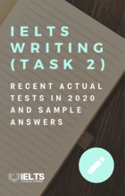 خرید کتاب آیلتس رایتینگ تسک دو IELTS Academic Writing Recent Actual Tests (Task 2) in Jan-May 2020