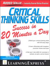 خرید کتاب کریتیکال ثینکینگ اسکیلز 2015 Critical Thinking Skills Success in 20 Minutes a Day 3rd Edition