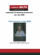 خرید کتاب مکار آیلتس اسپیکینگ  Makkar IELTS Speaking Jan - Apr 2020
