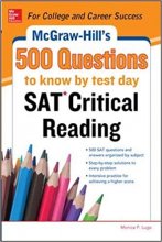 خرید کتاب زبان McGraw Hills 500 SAT Critical Reading Questions to Know by Test Day
