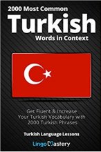 خرید کتاب ترکی استانبولی 2000Most Common Turkish Words in Context