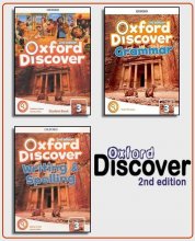 خرید Oxford discover 3 + grammar + Writing and Spelling + CD پک کامل اکسفورد دیسکاوری 3
