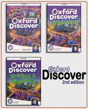 خرید Oxford discover 5 + grammar + Writing and Spelling + CD پک کامل اکسفورد دیسکاوری 5