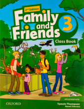 خرید کتاب فمیلی اند فرندز سه ویرایش دوم | لهجه بریتیش Family and Friends 2nd 3 SB+WB+DVD