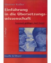 خرید کتاب آلمانی Einführung in die Übersetzungswissenschaft