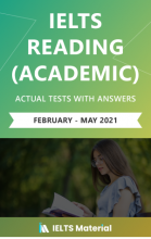 خرید کتاب آیلتس (IELTS Reading Academic Actual Tests with Answers (Feb – May 2021