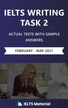 خرید کتاب (IELTS Writing Task 2 Actual Tests with Sample Answers (Feb – May 2021