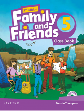 خرید کتاب فمیلی اند فرندز پنج ویرایش دوم | لهجه بریتیش Family and Friends 2nd 5 SB+WB+DVD
