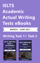 خرید کتاب IELTS (Academic) Writing Actual Tests eBook Combo (Feb-May 2021) (Task 1+ Task